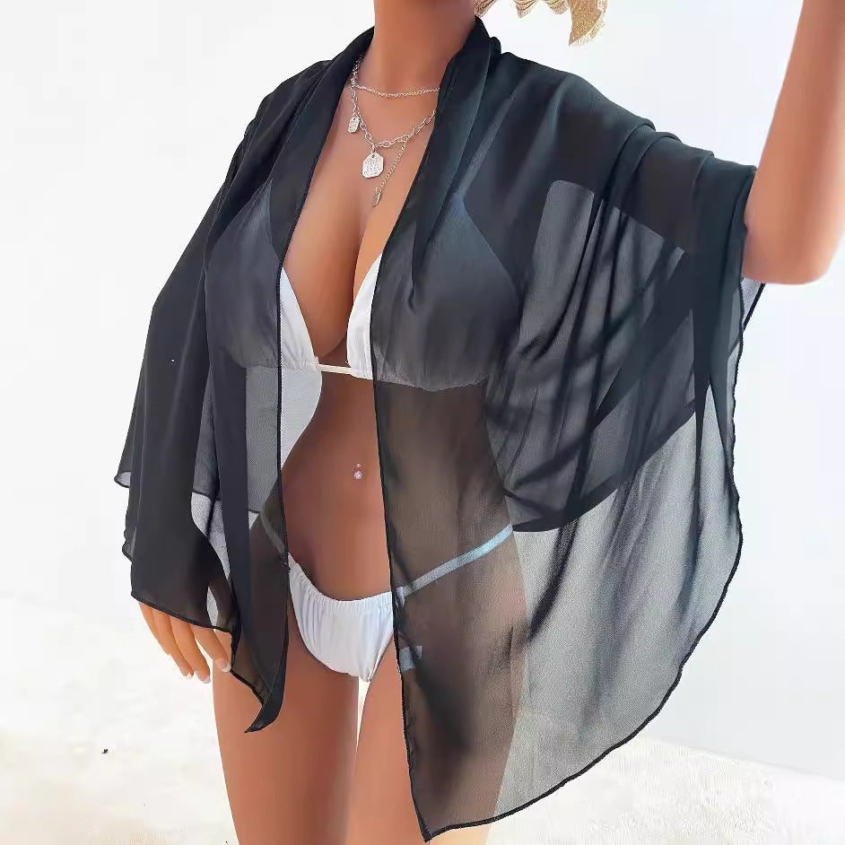 Women's Chiffon Light See-through Sexy Skirt