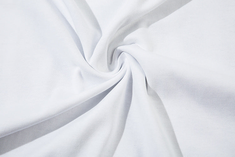 Fashion Gothic Letter Print Short-sleeve Men