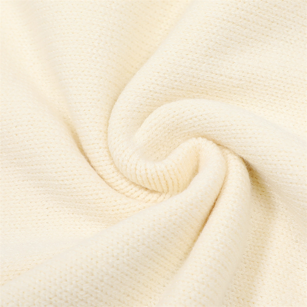 Letter Print Vest Sweater Men's Small