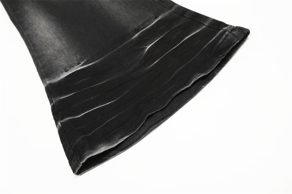 Vintage Fashion Ripped Jeans For Men