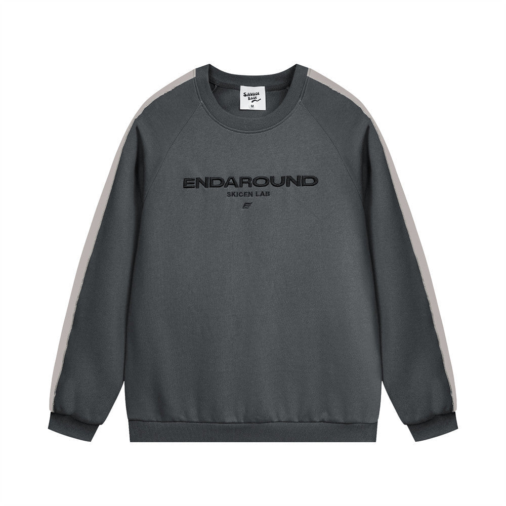 Fashion American Embroidery Letter Sweater Men