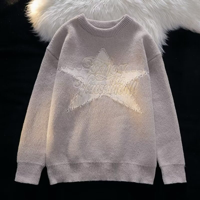 Deerskin Velvet Japanese Hong Kong Style Pullover Sweater For Men And Women