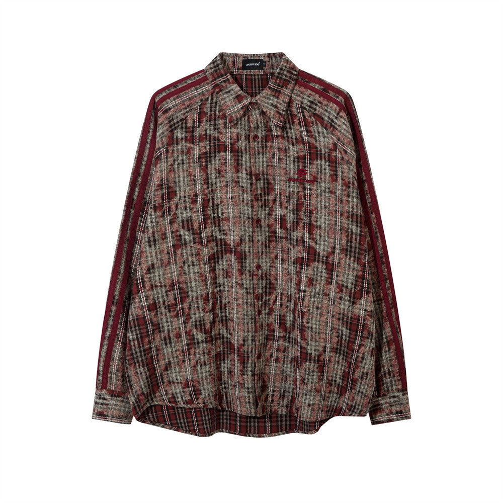 Vintage Fashion Tie-dye Wash Shirt For Men