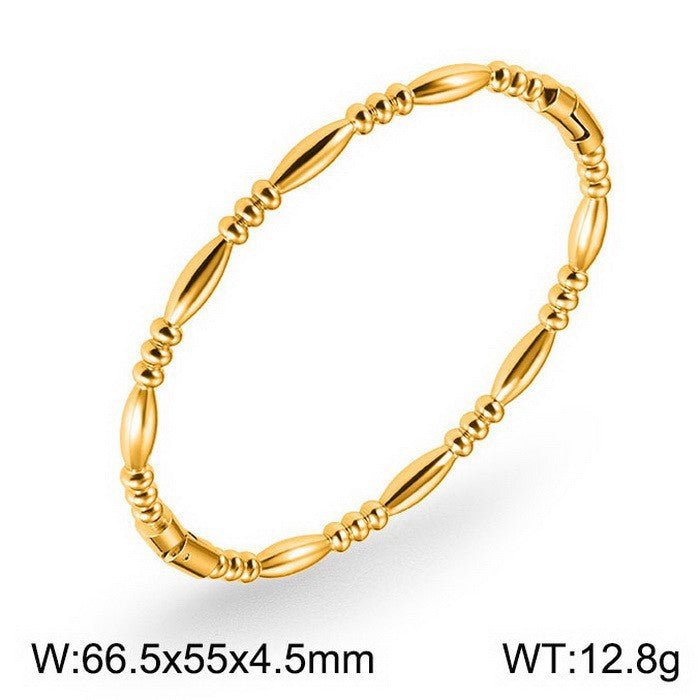 Titanium Steel Bamboo Bracelet Female Bracelet