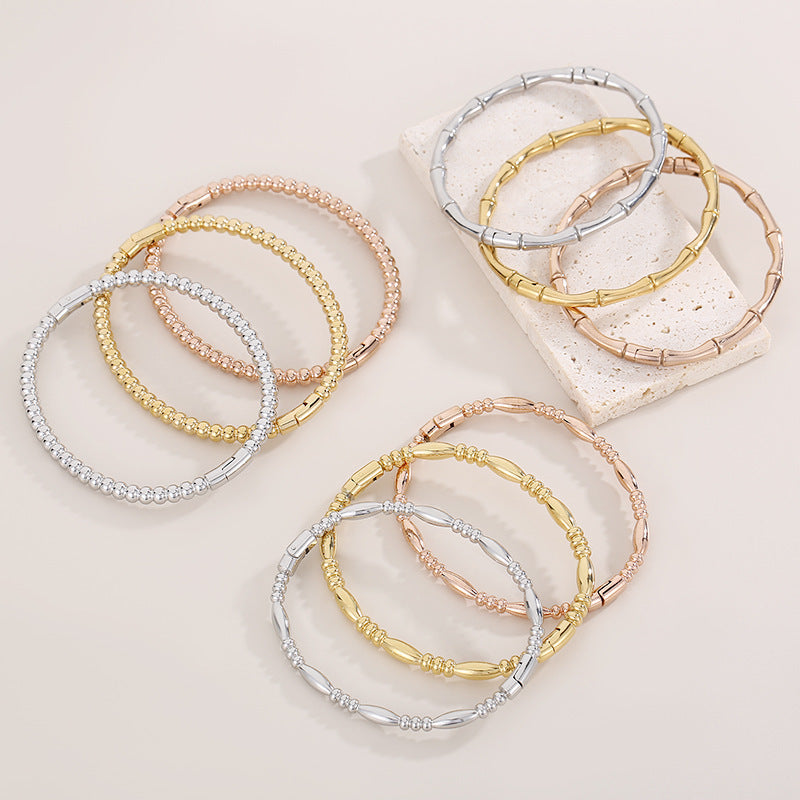 Titanium Steel Bamboo Bracelet Female Bracelet