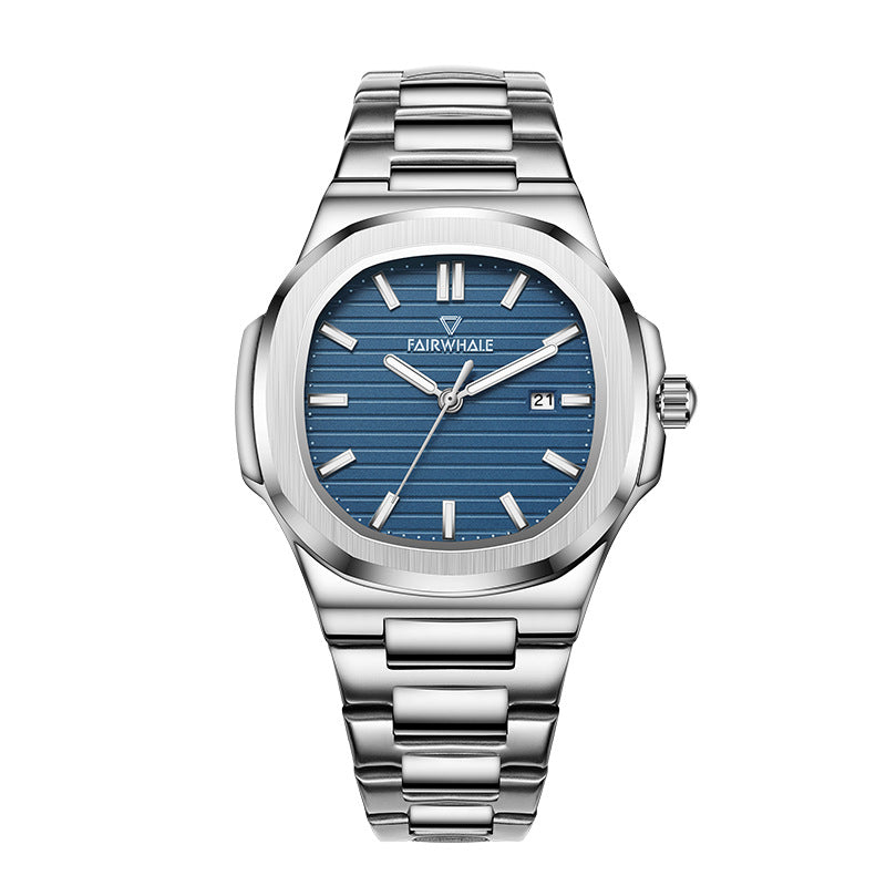 Watch Men's Business Simple Stainless Steel Nautilidae