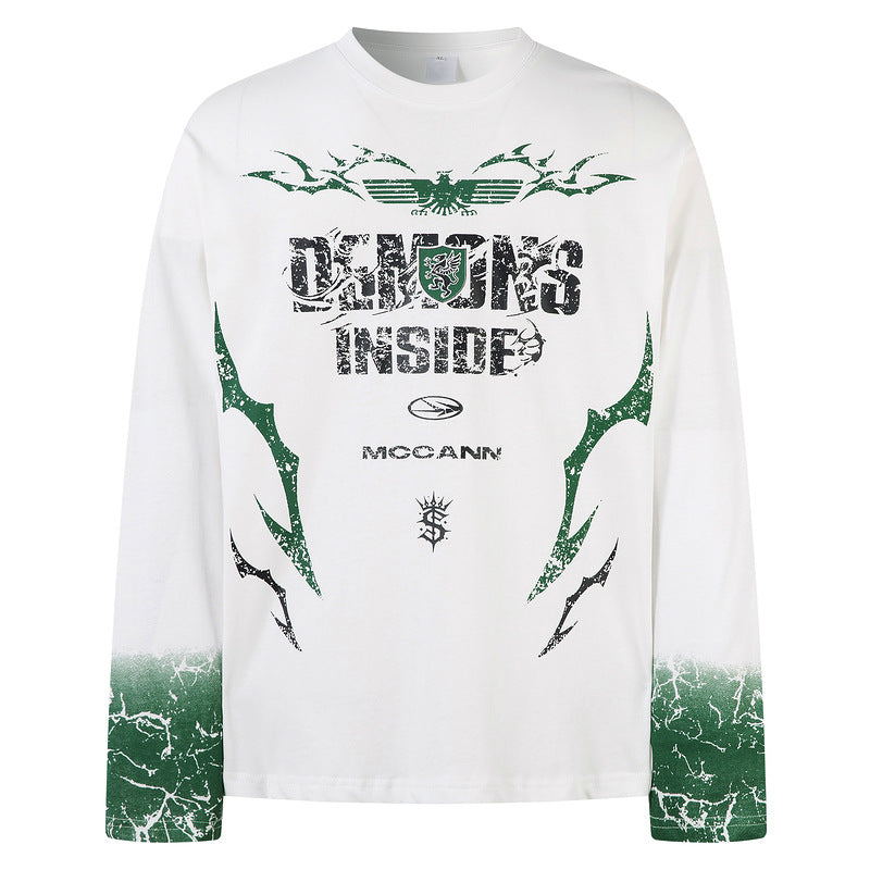 Fashion Letter Printing Men's And Women's Tops