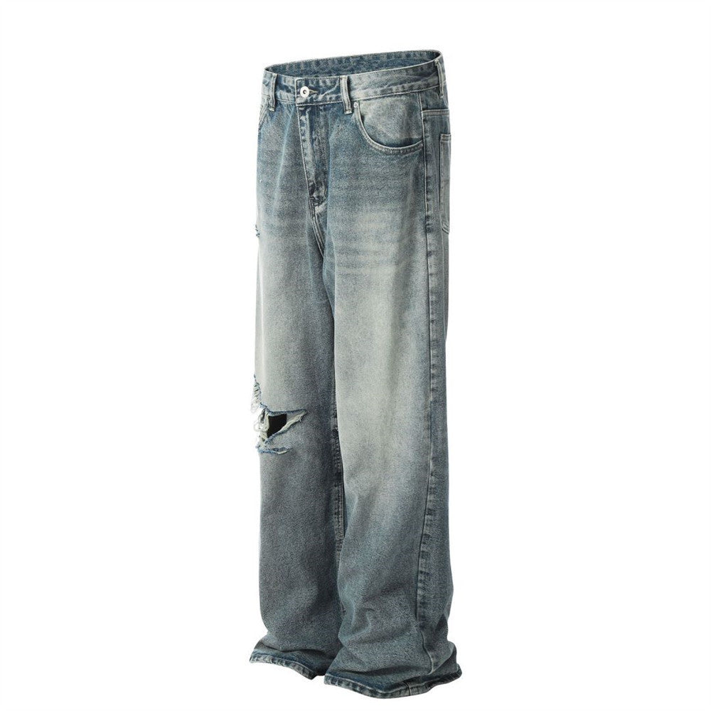 Fashion Ripped Cool Knee Jeans Men