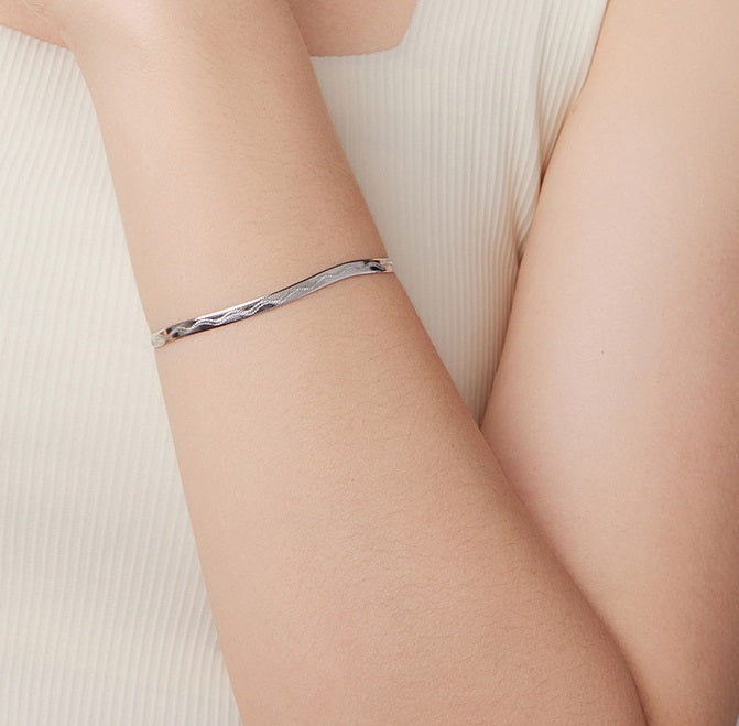 All-match High-grade S925 Sterling Silver Bracelet Ornament