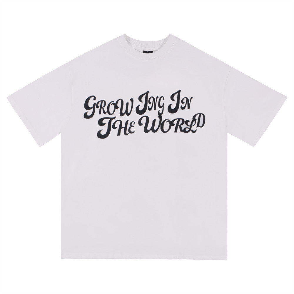 Letter Print Short-sleeve T-shirt Men