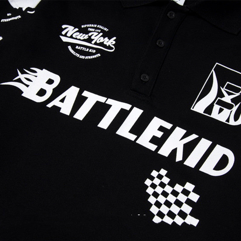 Racing Panel Hooded Sweater For Men And Women