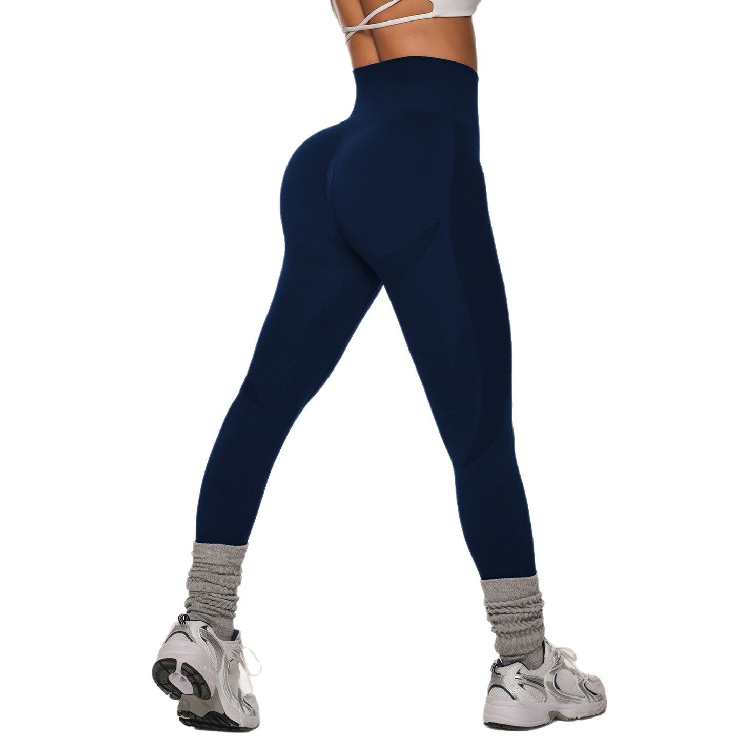 Women's Seamless High Waist Quick-drying Hollow Hip Raise Yoga Pants
