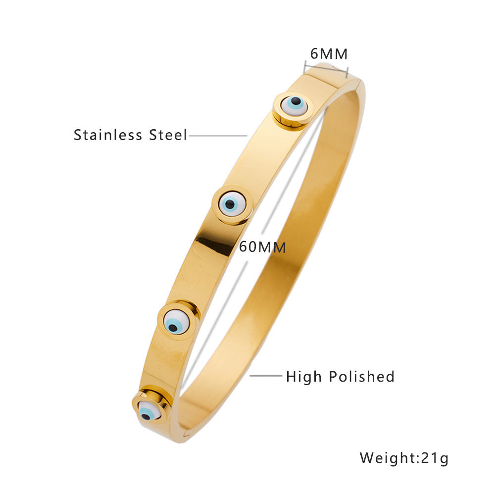 Non-fading Simple High-grade Stainless Steel Bracelet For Women