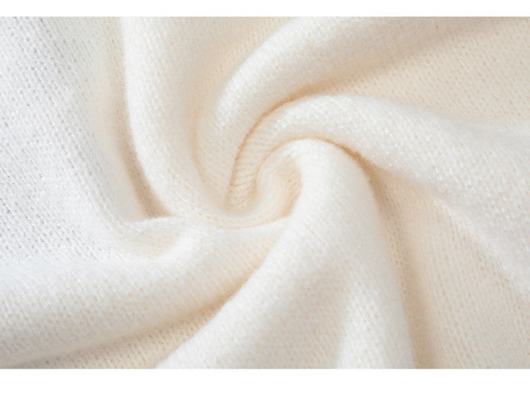 Tide Brand Flower Knitted Loose For Men And Women Sweater Vest