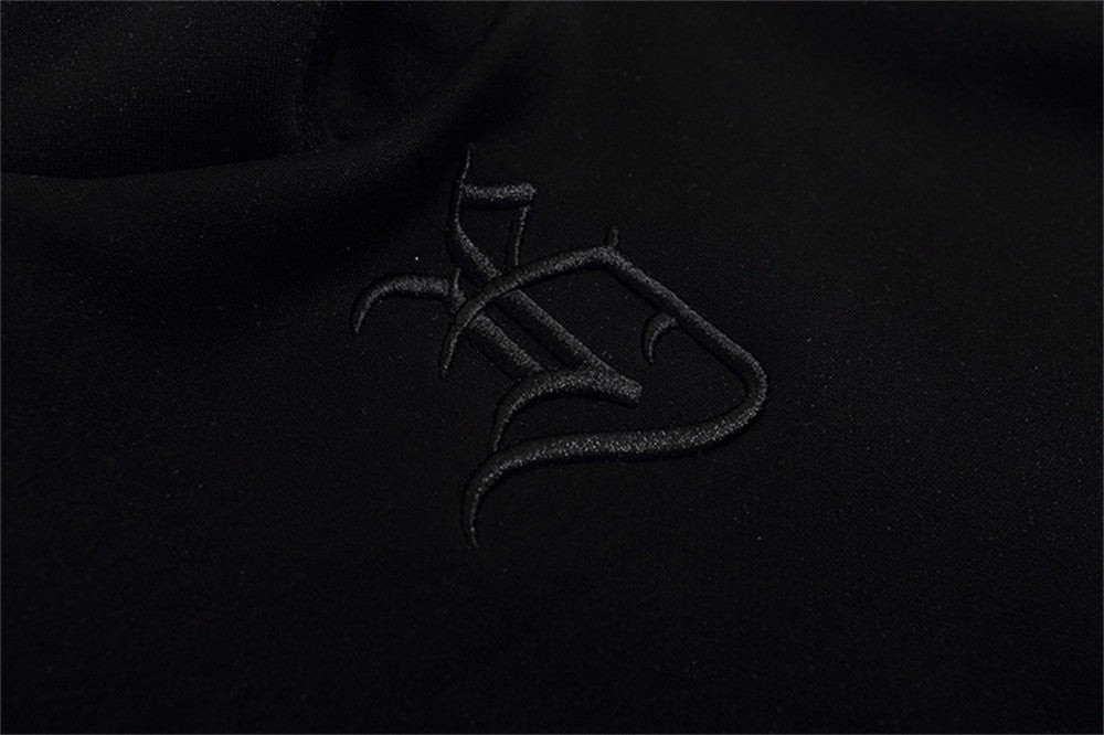 Solid Color Fashion Hooded Sweatshirt Men