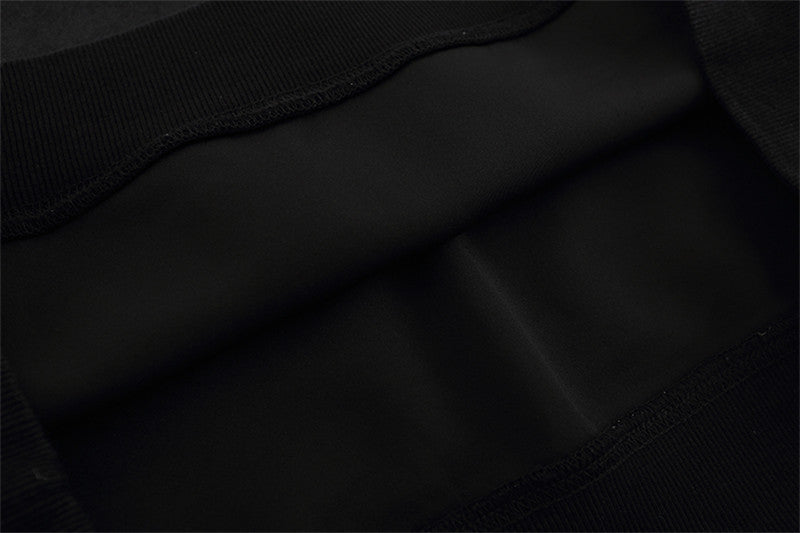 Gothic Letter Printed Hoodie Men