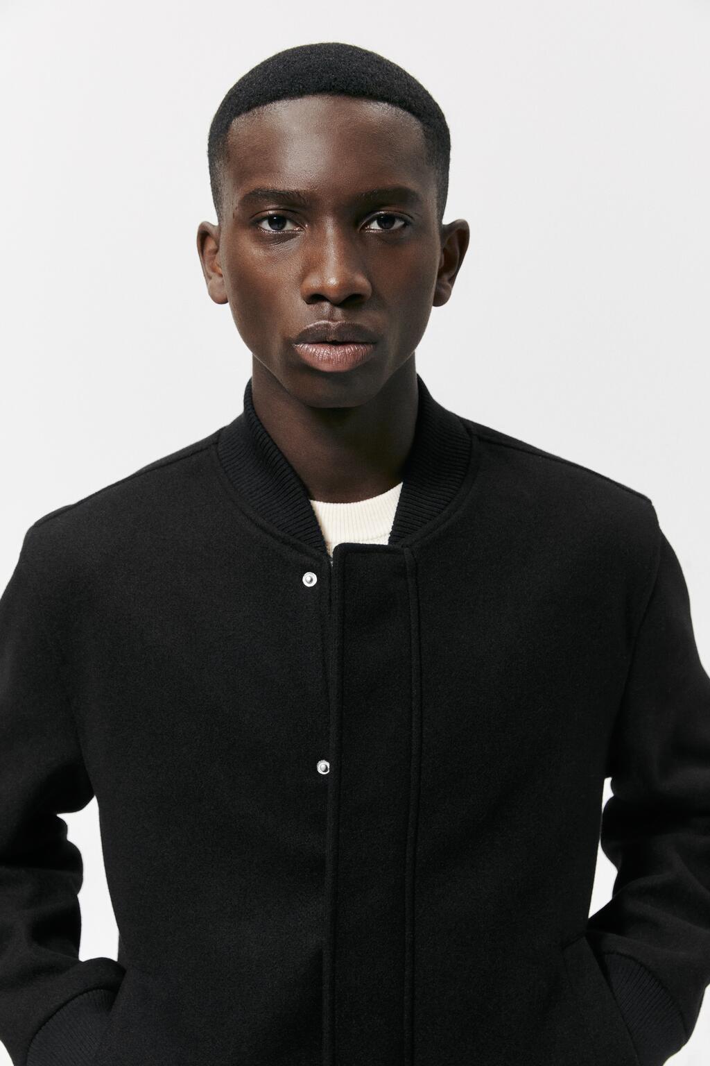 Men's Fashion Retro Casual Woolen Jacket