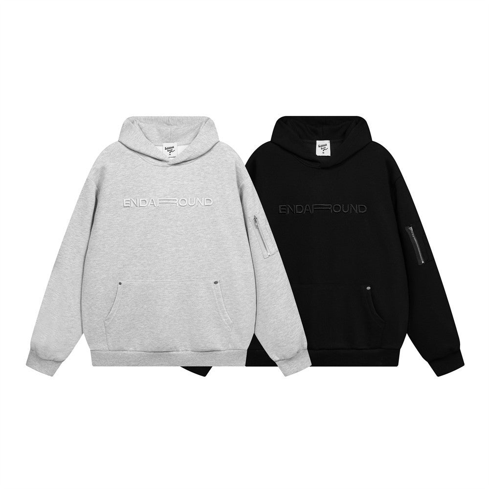 Fashion Personality Hooded Loose Sweater Men