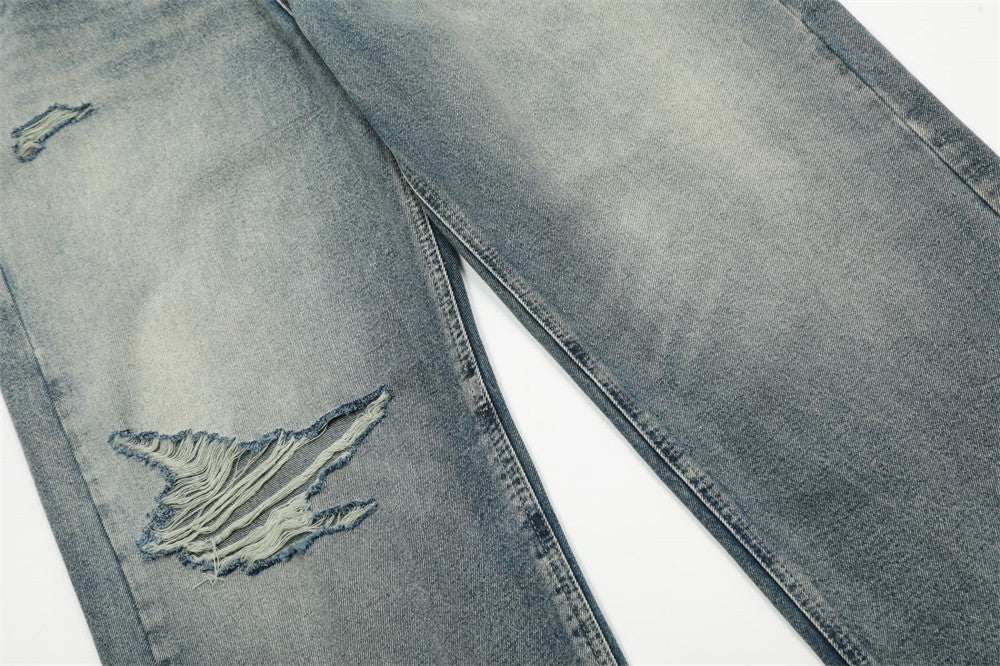 Fashion Ripped Cool Knee Jeans Men
