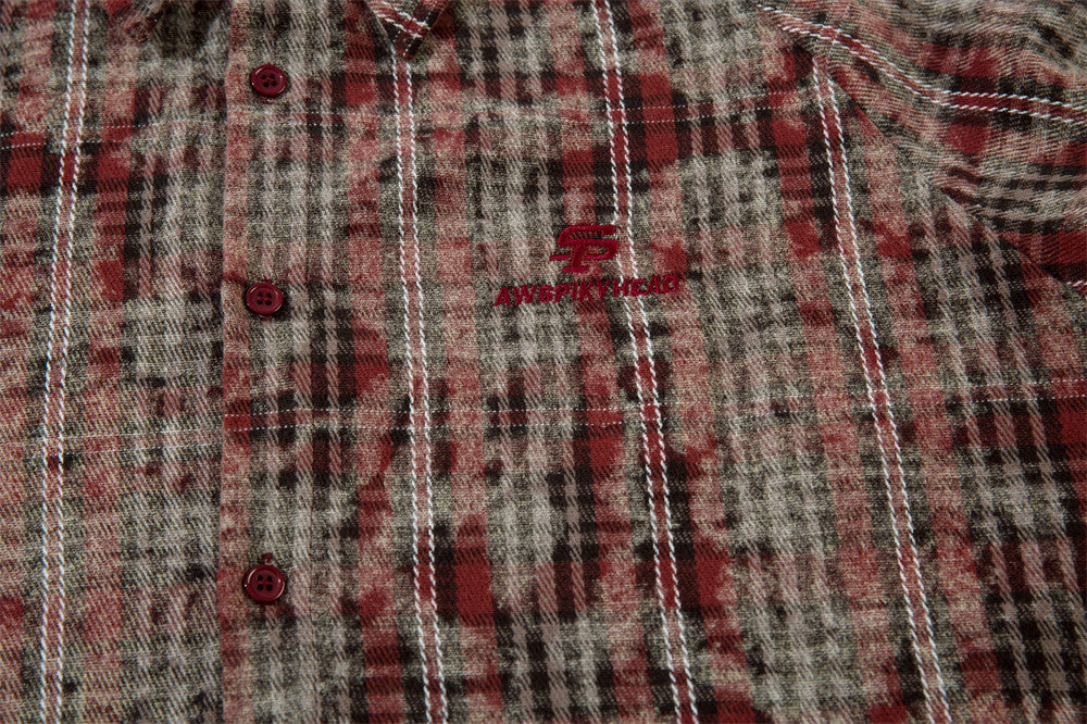 Vintage Fashion Tie-dye Wash Shirt For Men