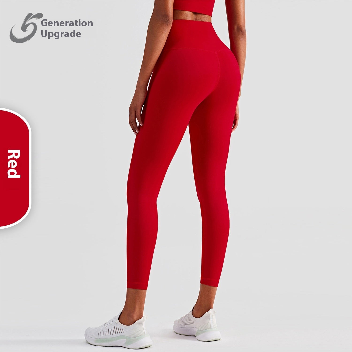 High Waist Hip Lift Anti-curling Tight Sports Pants