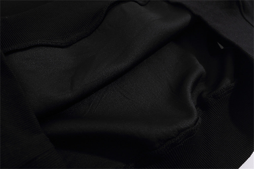 Solid Color Fashion Hooded Sweatshirt Men