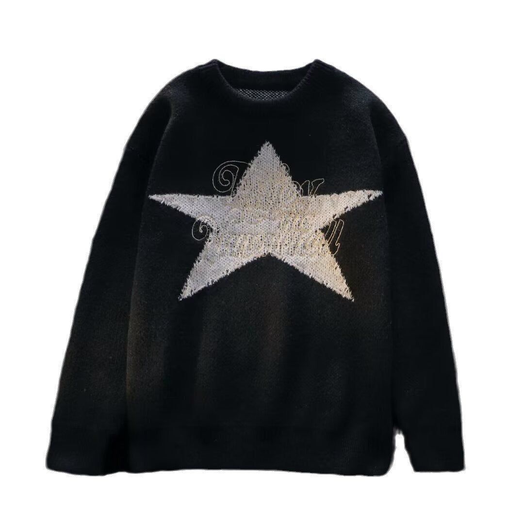 Deerskin Velvet Japanese Hong Kong Style Pullover Sweater For Men And Women