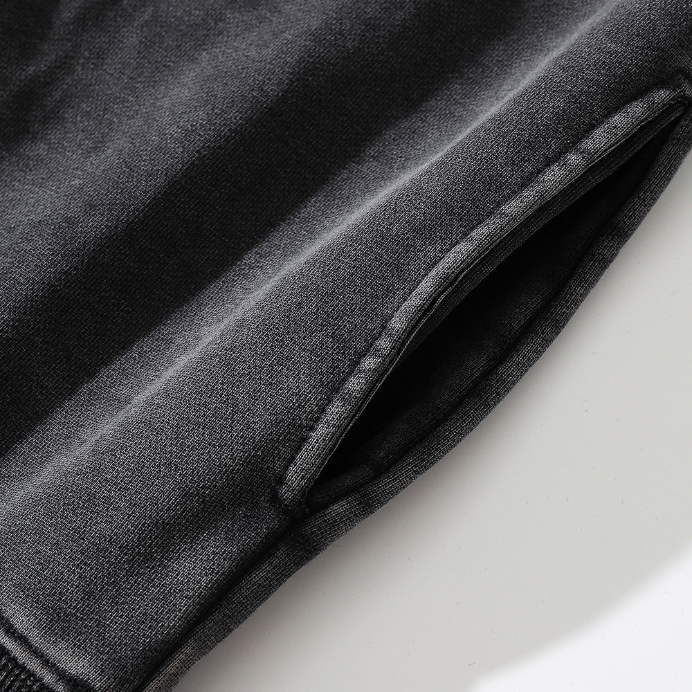 Distressed Hooded Sweater For Men