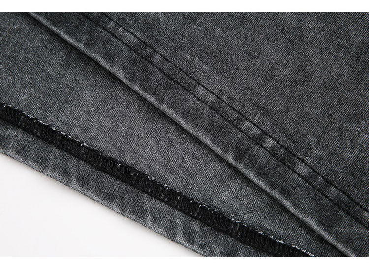 Summer Retro Worn Looking Washed-out Letter Print Short-sleeve T-shirt