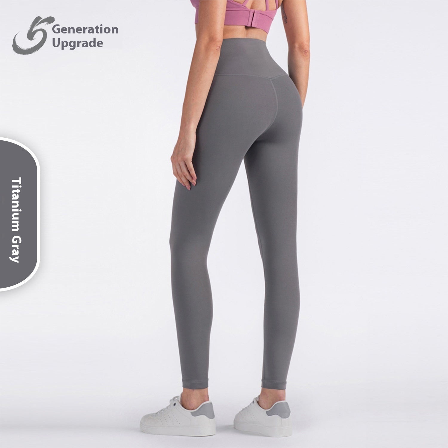 High Waist Hip Lift Anti-curling Tight Sports Pants