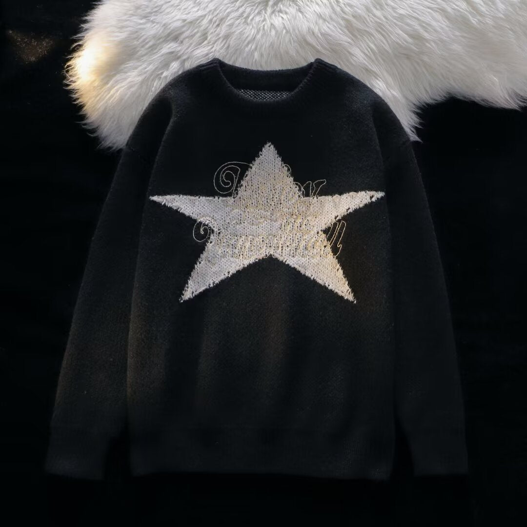 Deerskin Velvet Japanese Hong Kong Style Pullover Sweater For Men And Women