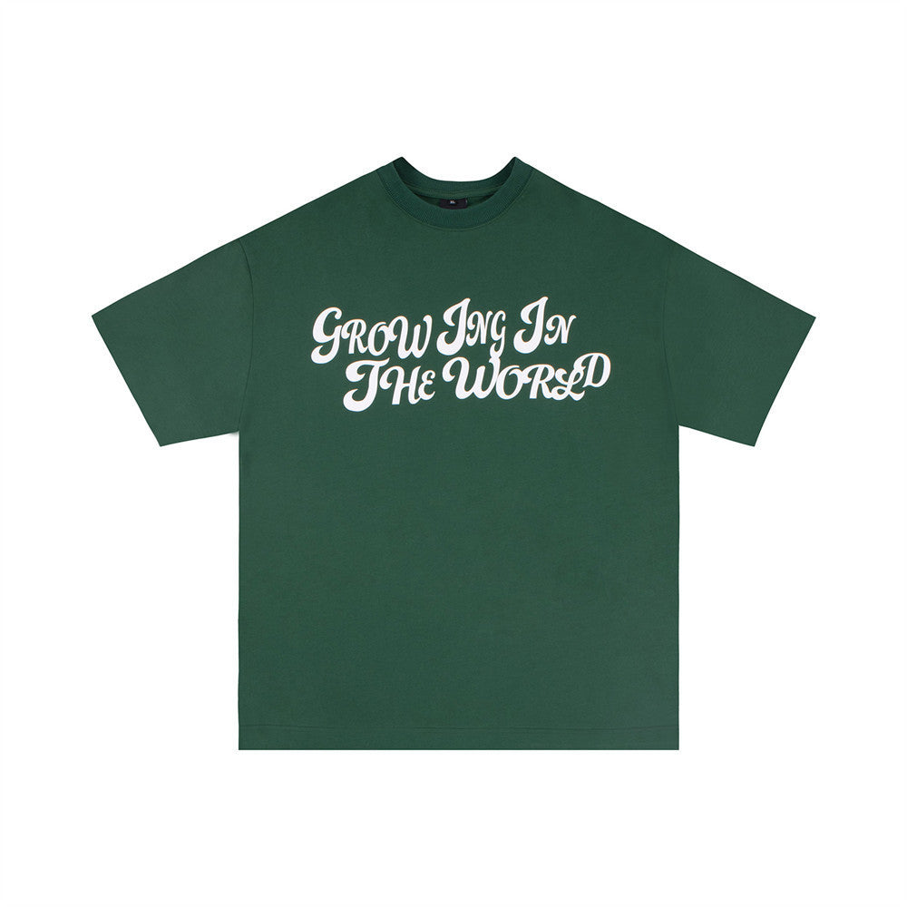 Letter Print Short-sleeve T-shirt Men