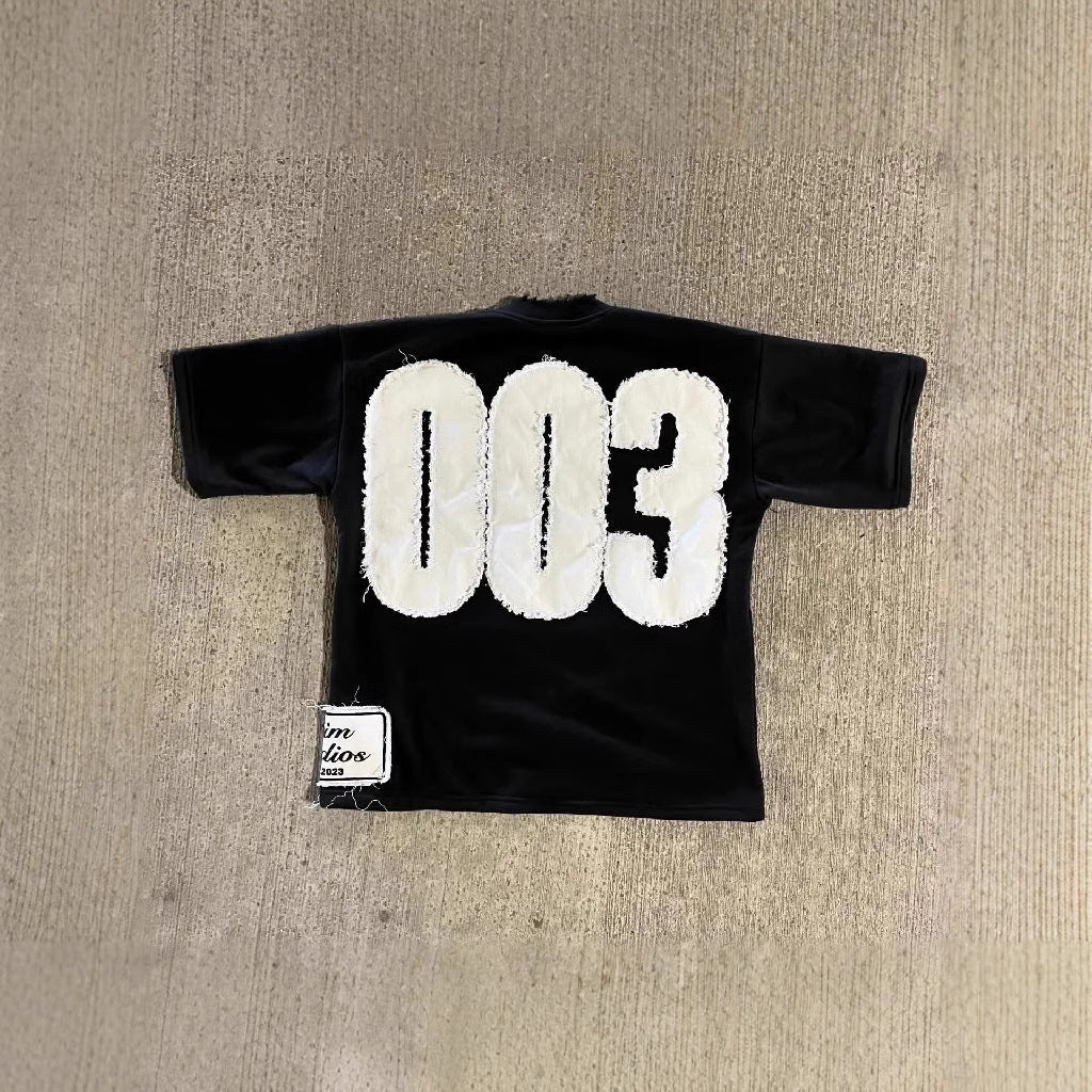 Loose Round Neck Ins Short Sleeve Top