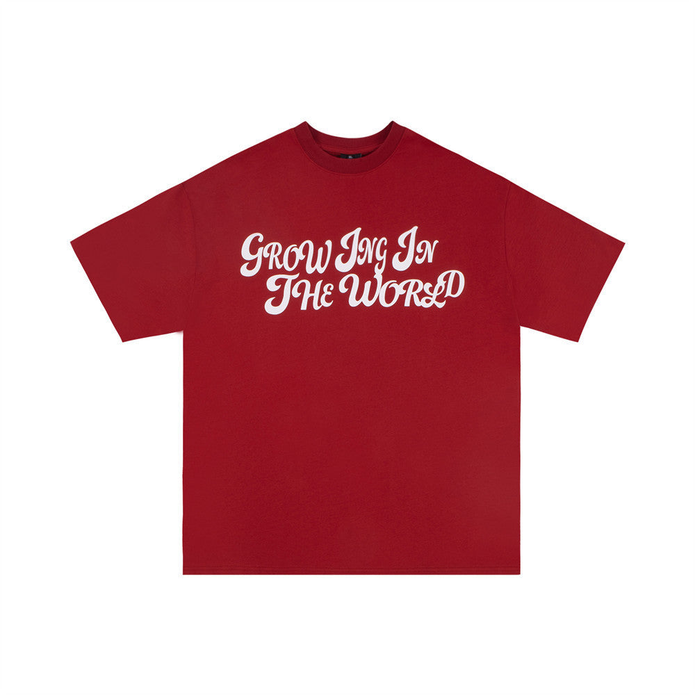 Letter Print Short-sleeve T-shirt Men