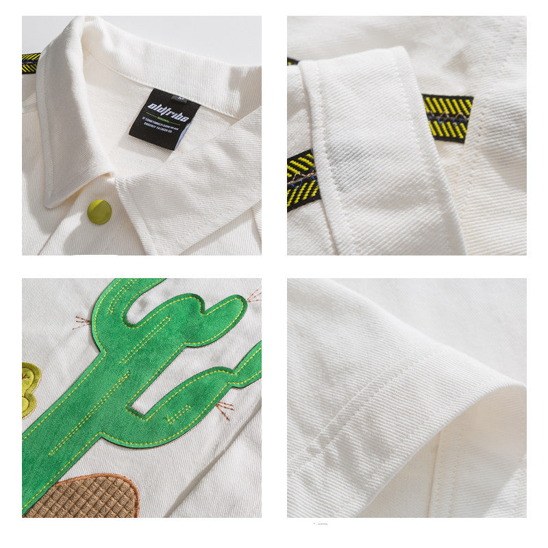 Patchwork Jacket Men's And Women's Autumn Couple Baseball Uniforms