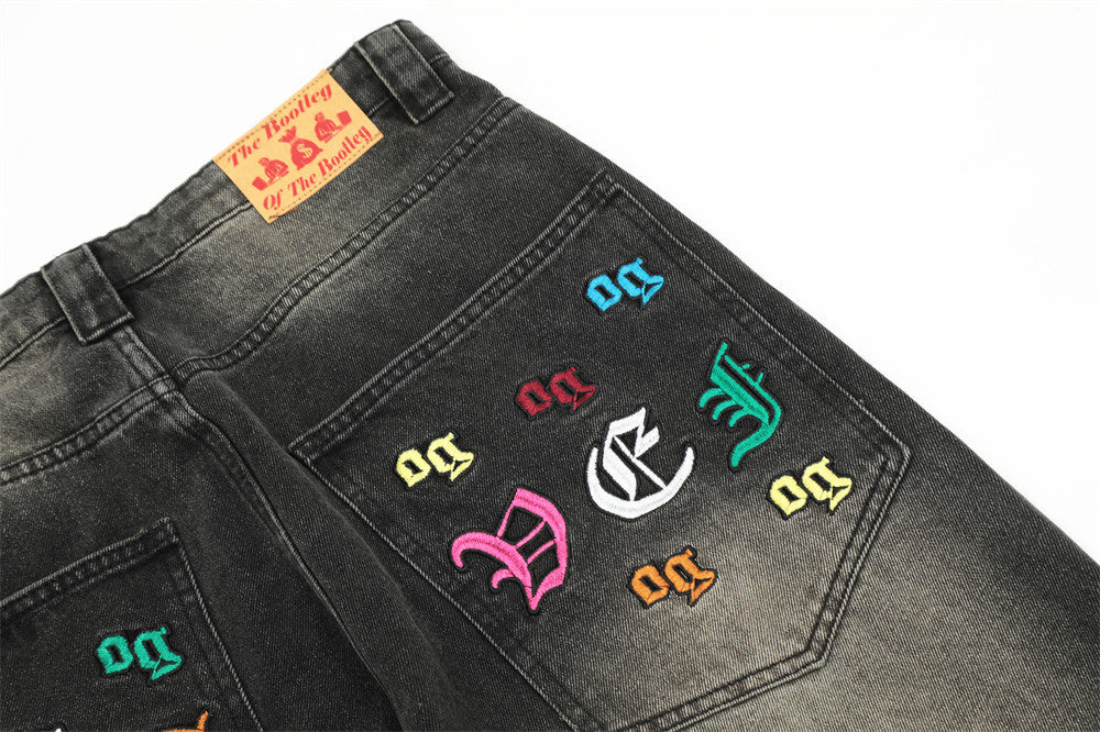 American Style Trend Loose Jeans For Men