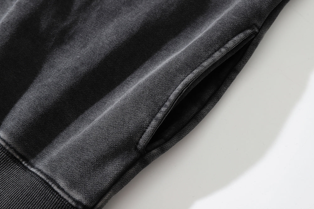 Distressed Hooded Sweater For Men