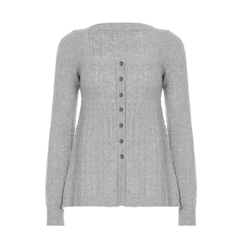 Sweet Younger Fashion A Swing Slim Fit Versatile Top