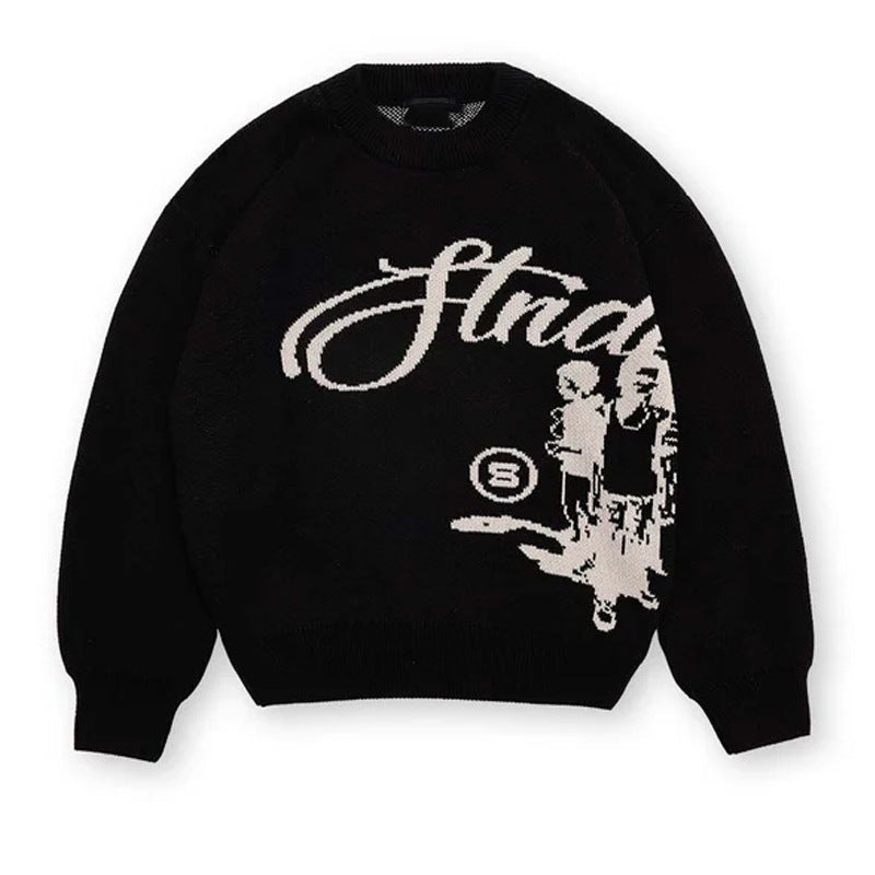 Fashion Personality Dark Gothic American Sweater