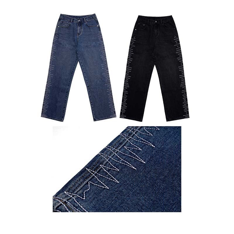 Men's Washed Casual Trousers Trend Versatile