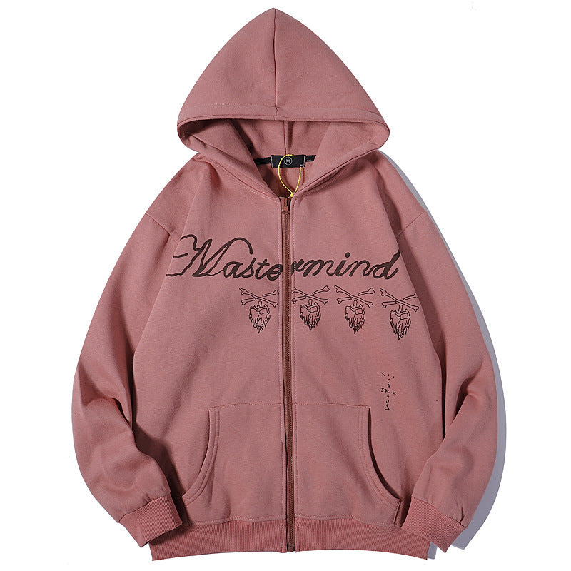 Hip-hop Three-dimensional Carousel Foam Printed Sweater