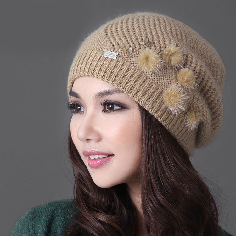 Women's All-match Warm Knitted Beanie